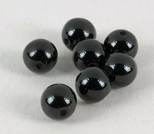 Perlen schwarz 3mm
